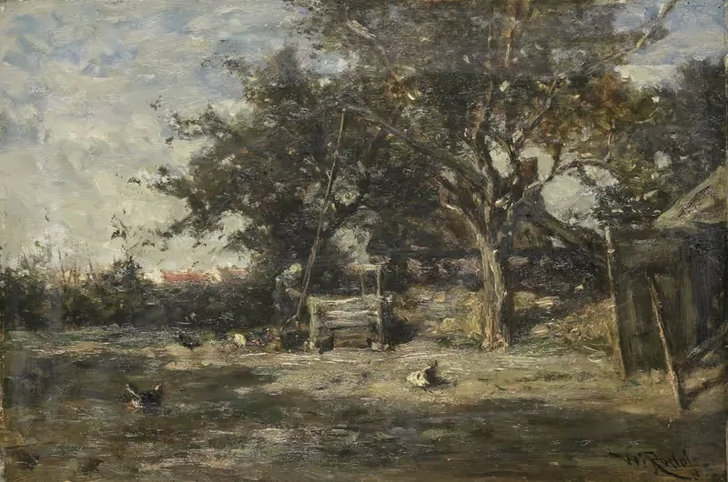 Фермерский двор у Норден by Виллем Роэлофс, 1870 - 1897 — digital art print download