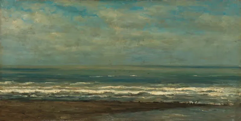 Морской пейзаж у Хейста by Виллем Роэлофс, c. 1868 — digital art print download