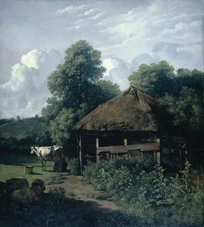 Фермерское здание в Гелдерланде by Вутер Иоганнес ван Троствайк, 1805 - 1810 — digital art print download