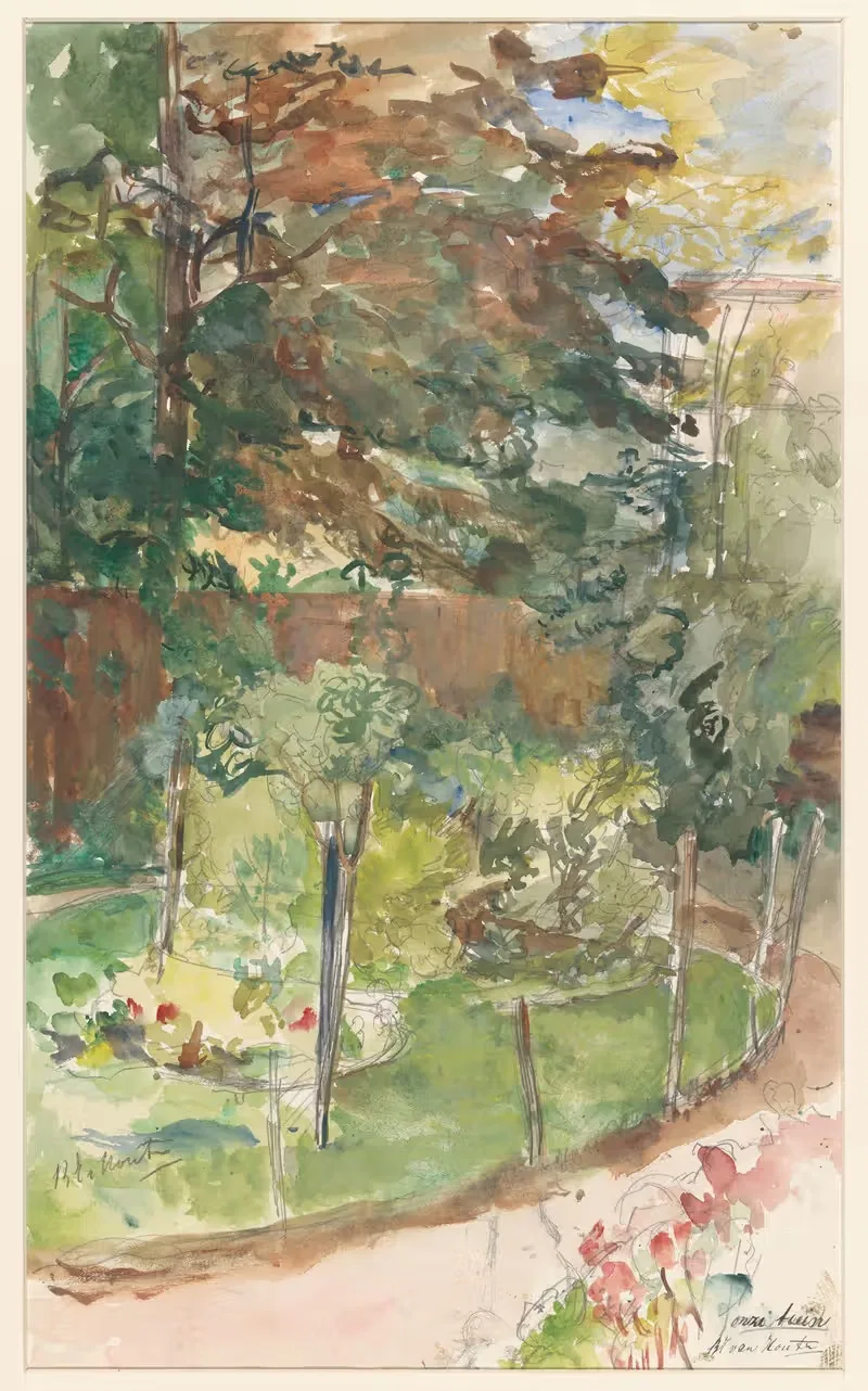 Вид в саду by Барбара Элизабет ван Хаутен, 1872 - 1950 — digital art print download