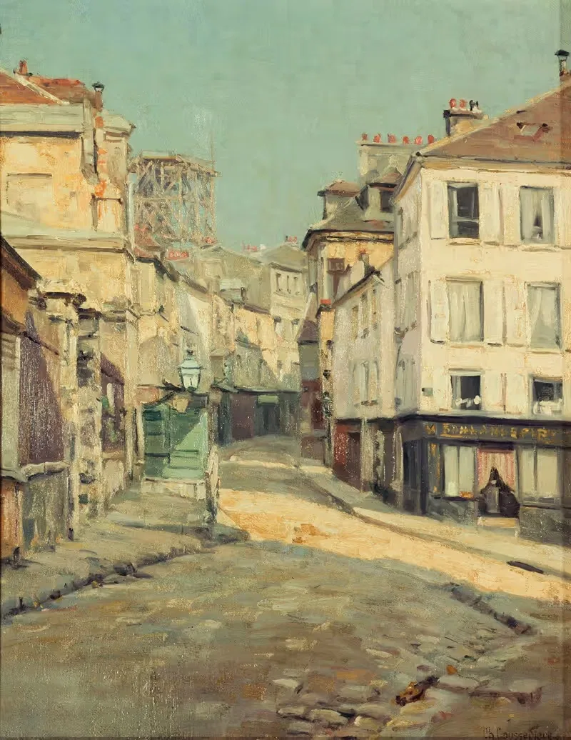 La Rue Norvins à Montmartre — Charles Jean Coussedière