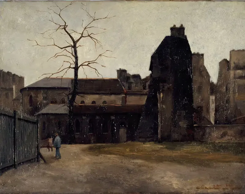 Ancien Hôtel-Dieu, cour du bureau central — Charles-Alexis Apoil