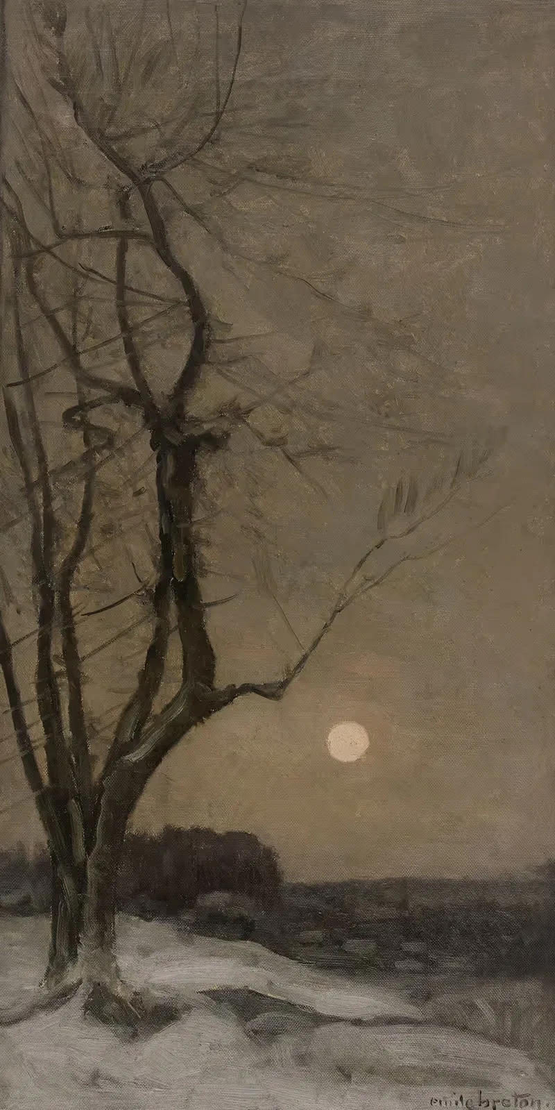 Лес Шавиль by Эмиль Бретон, 1888 - 1894 — digital art print download