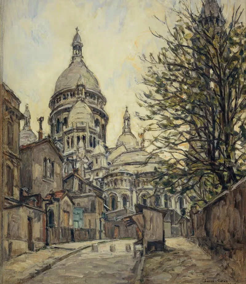 Le Sacré-Coeur à Montmartre. — Germain David-Nillet