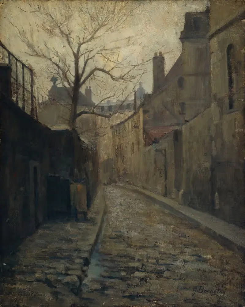 La rue Rataud by Germain Eugène Bonneton, 1900 — digital art print download
