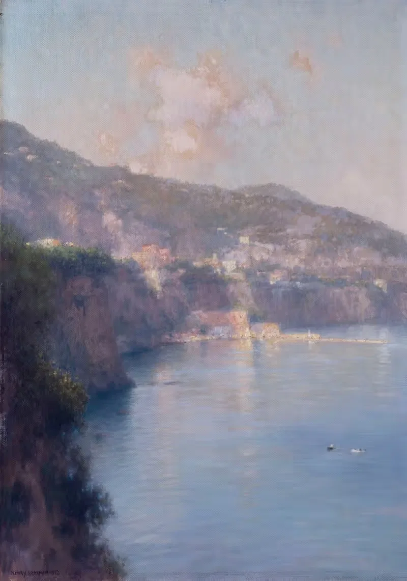 Порт Сорренто by Генри Брокман, 1912 — digital art print download