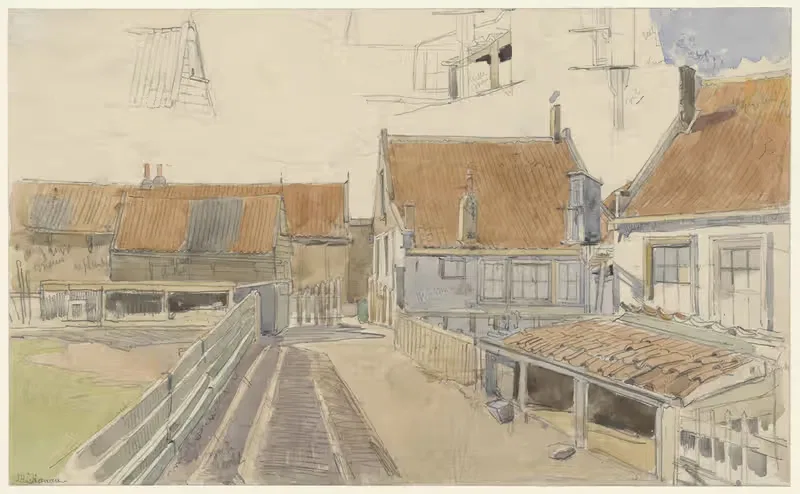 Huizen in de Vinkenbuurt, Amsterdam — Jan H.L. Hanau