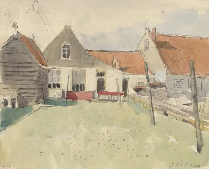 Huizen in de Vinkenbuurt, Amsterdam — Jan H.L. Hanau