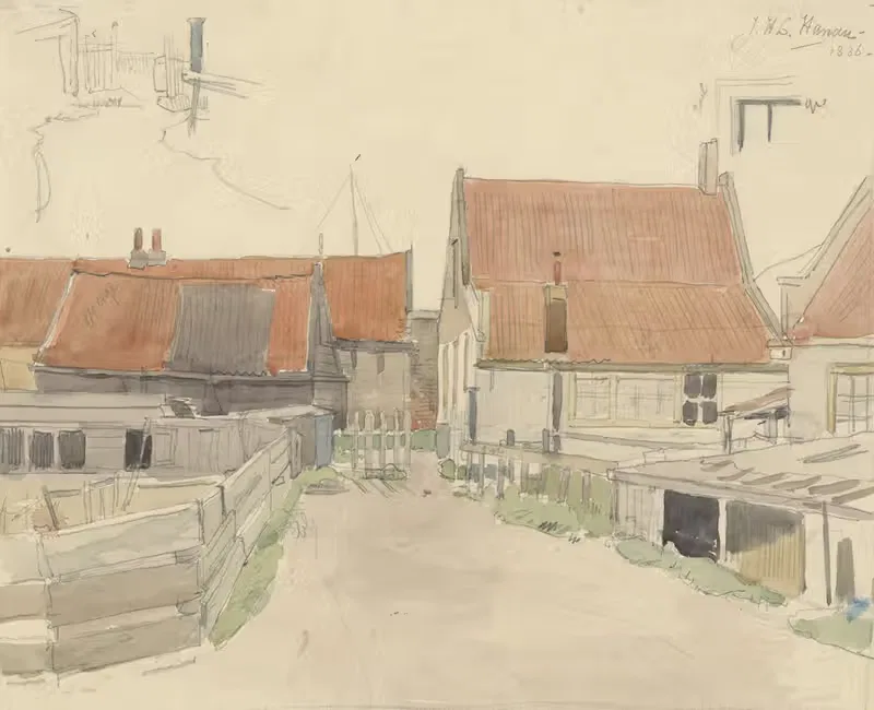 Huizen in de Vinkenbuurt, Amsterdam — Jan H.L. Hanau