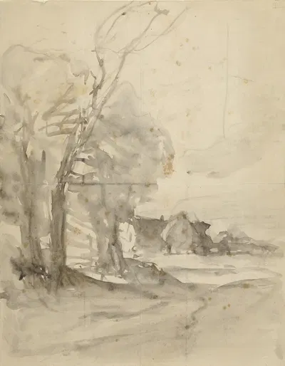 Landschap by Johannes Bosboom, 1827 - 1891 — digital art print download