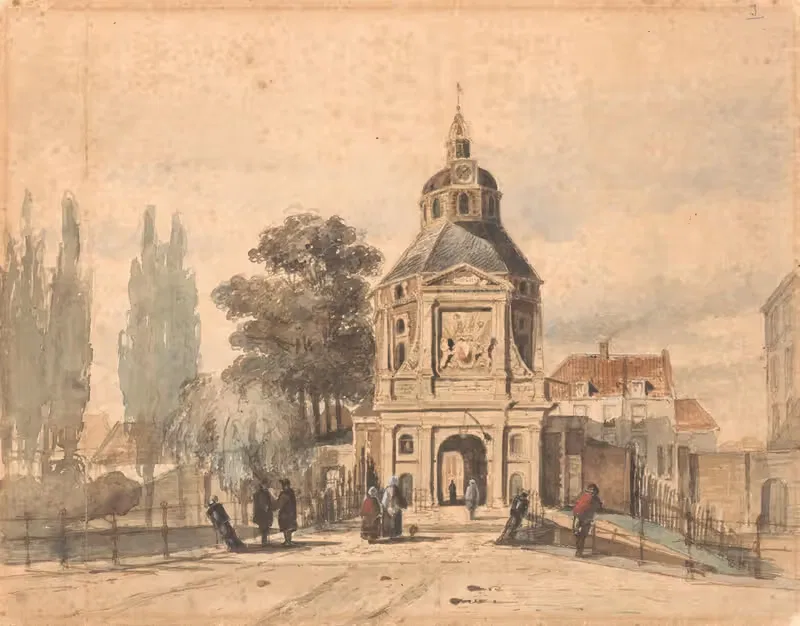 Wittevrouwenpoort in Utrecht — Johannes Bosboom