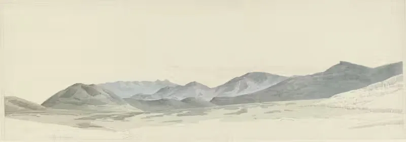 Горный пейзаж у Тускулума by Иосиф Августус Книп — digital art print download