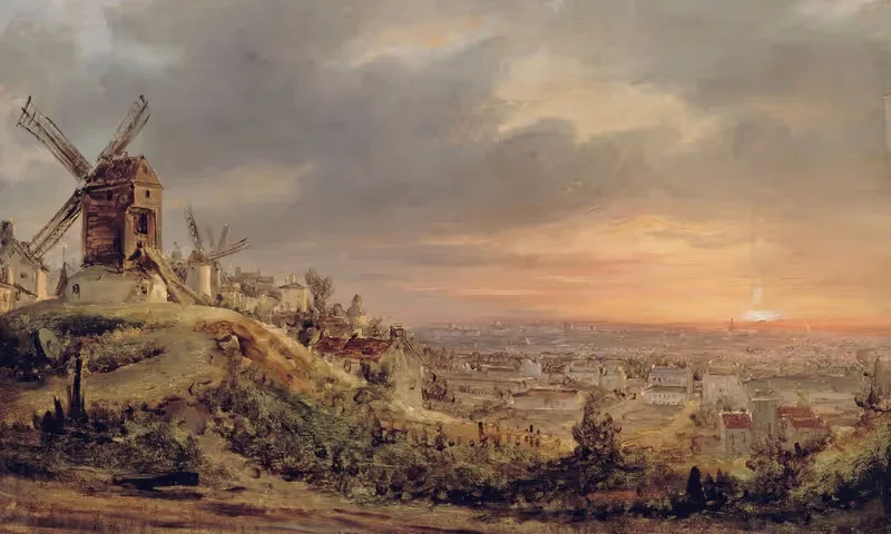 Paris, vu de la Butte Montmartre — Louis Daguerre
