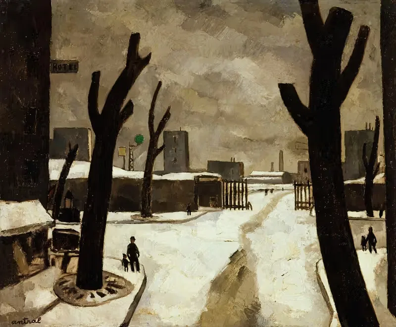 Neige (poterne de la plaine) — Robert Louis Antral