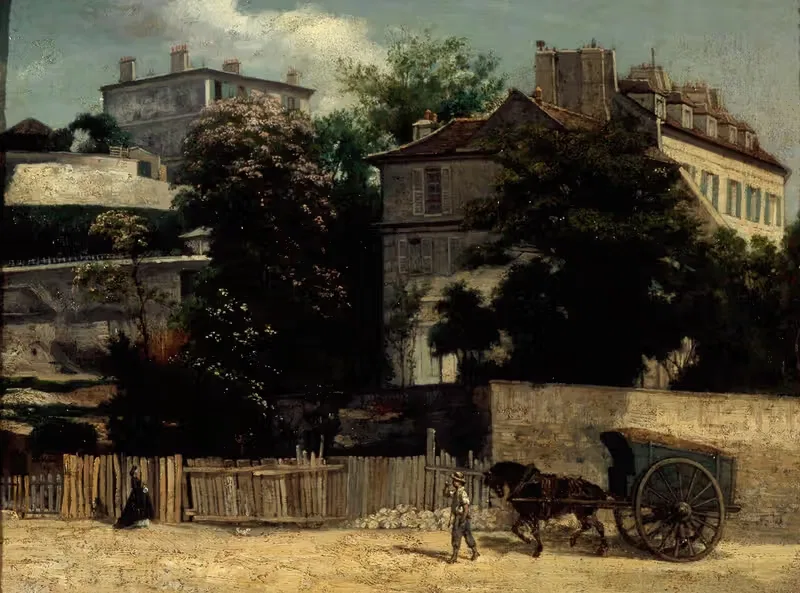 La rue d'Orchamp à Montmartre — Napoléon-Joseph Bellardel