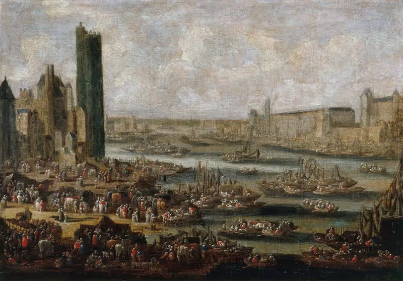 La Tour de Nesle et le Louvre — Pieter Casteels