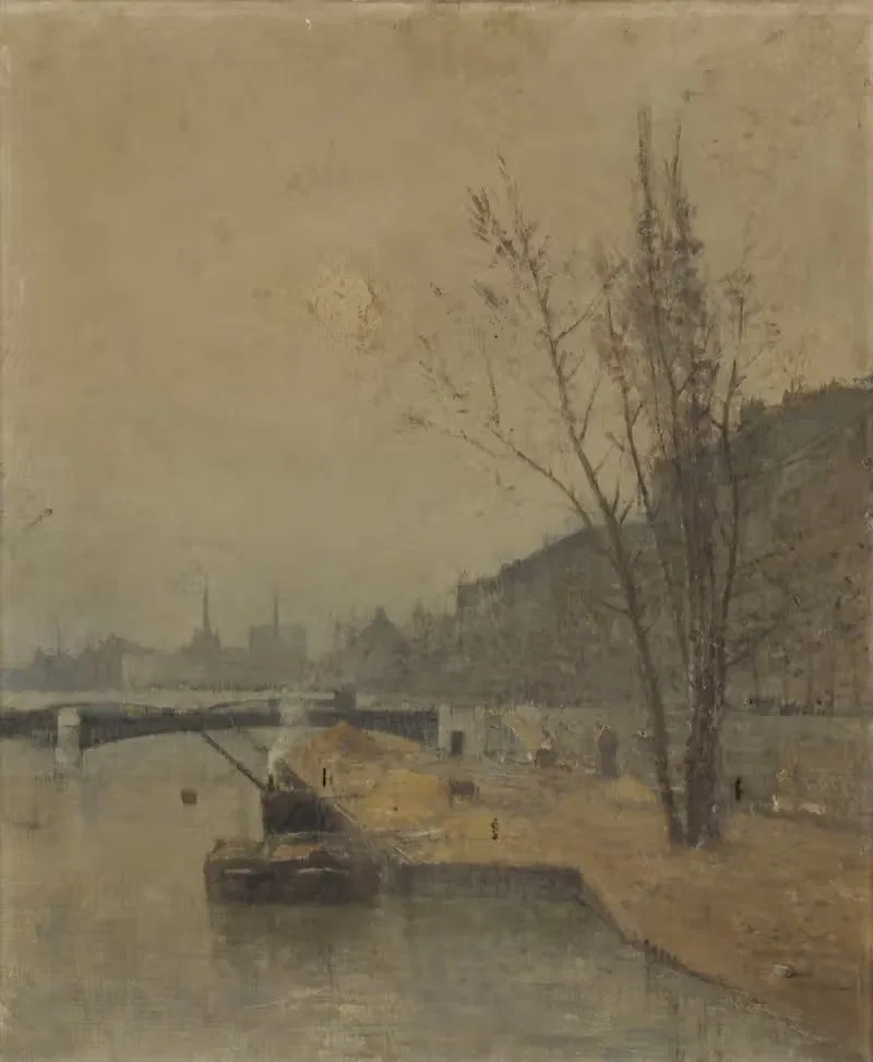 La Seine au pont de Solférino — René Billotte
