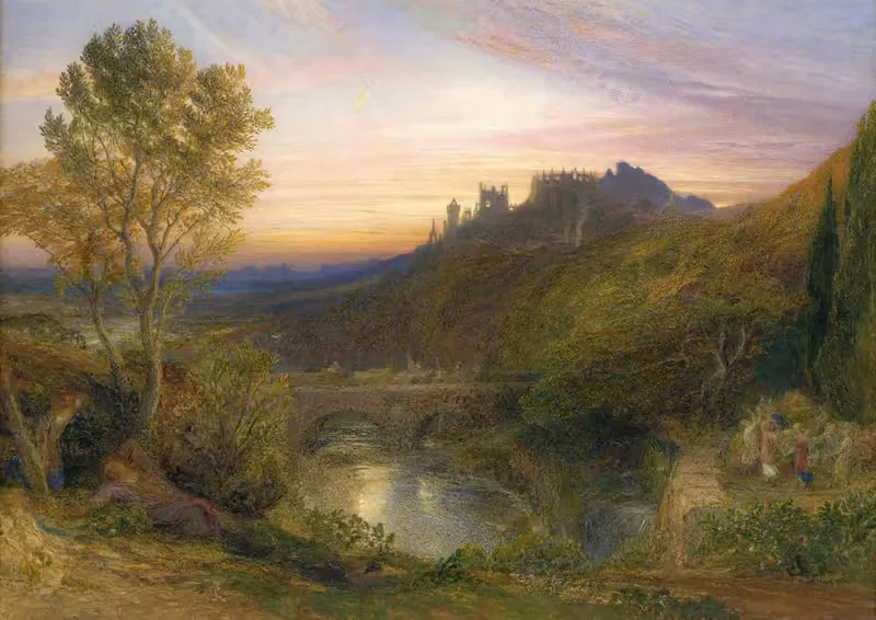 The Towered City by Samuel Palmer, 1815 - 1881 — digital art print download