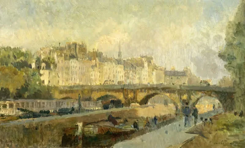 Le Pont Neuf by Albert Lebourg, 1906 — digital art print download