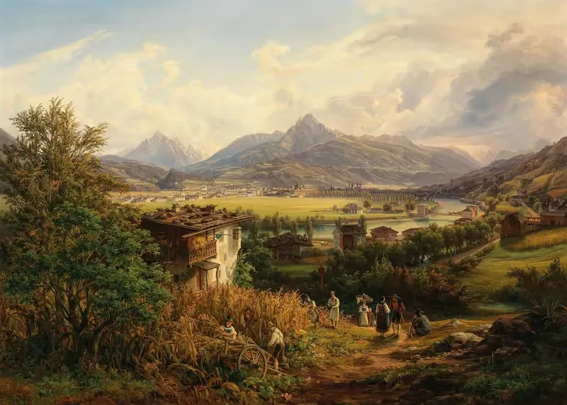 A View of Innsbruck — Anton Schiffer