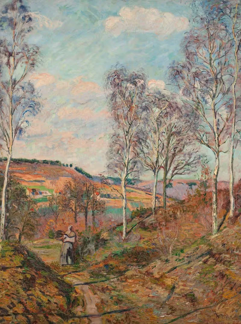 Le chemin vers la vallée by Armand Guillaumin, 1885 — digital art print download