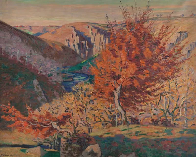 Пейзаж, скала прядильщицы by Арман Гийомэн, 1893-1920 — digital art print download