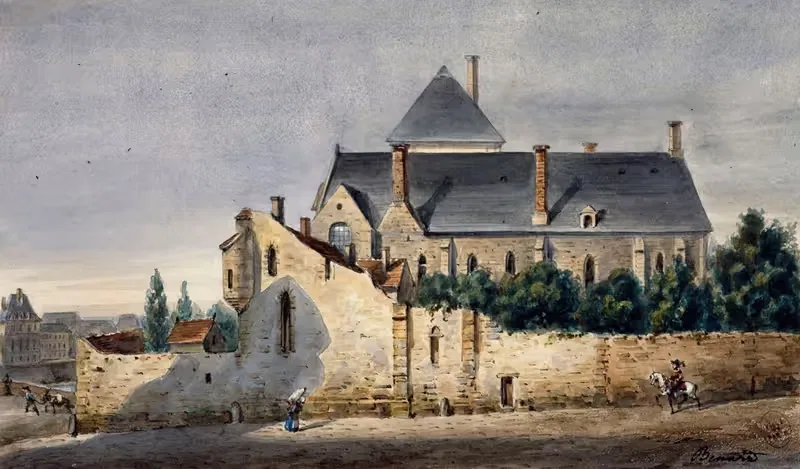 Les restes des bâtiments de l'hôtel du Petit Bourbon. — Auguste-Sébastien Bénard