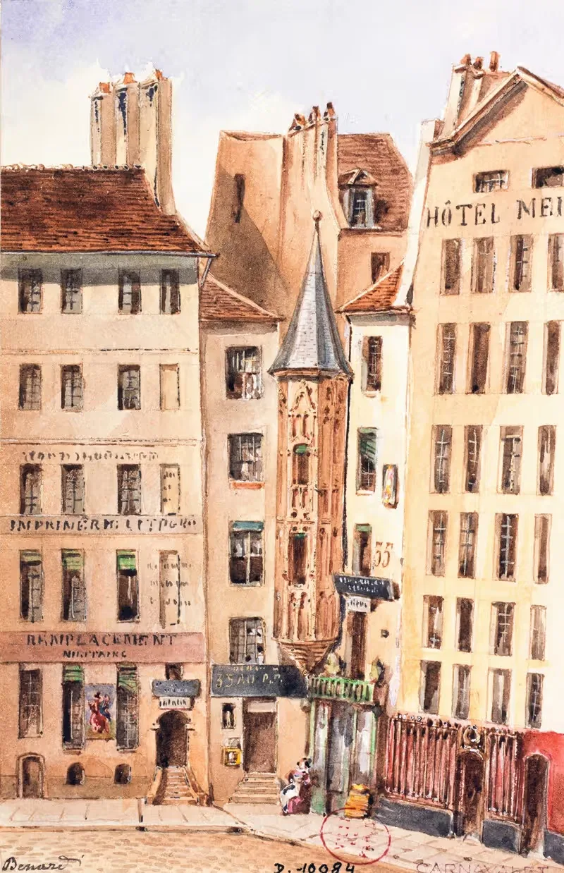 Place de l'Hôtel de Ville. — Auguste-Sébastien Bénard