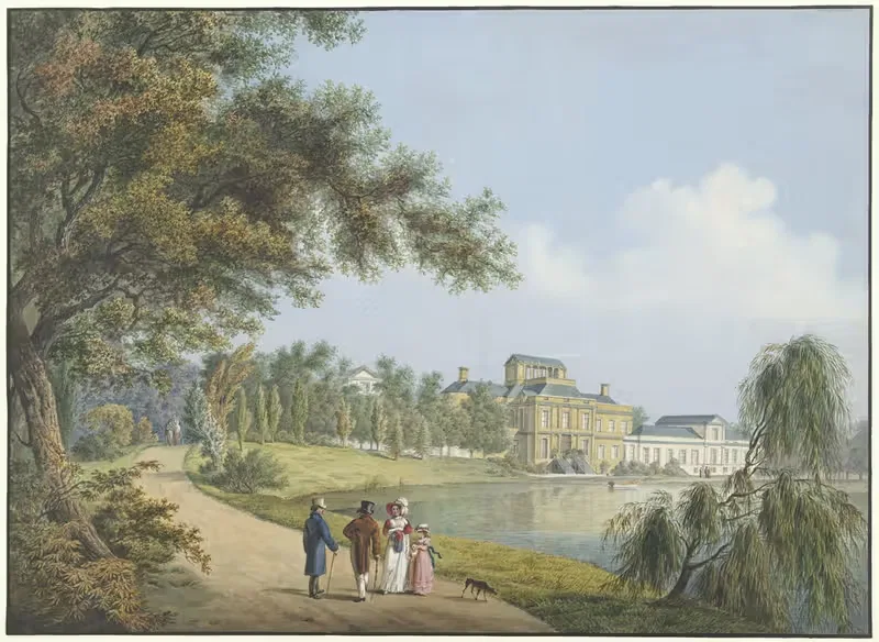 Вид на дворец Соестдейк by Корнелис де Круйфф, 1784 - 1828 — digital art print download