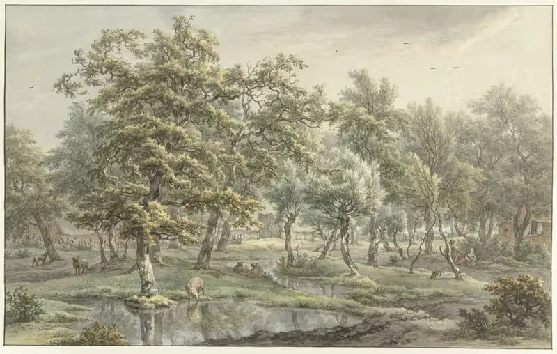 Landscape in Eext (Drenthe Province) — Egbert van Drielst