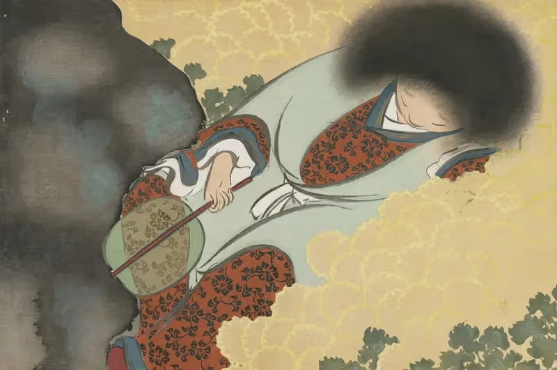 Chrysanthemum Boy (Kikuji doji) — Kamisaka Sekka