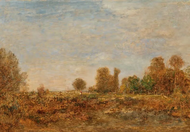 Пейзаж, Лунденбург by Эмиль Якоб Шиндлер, c. 1882 — digital art print download