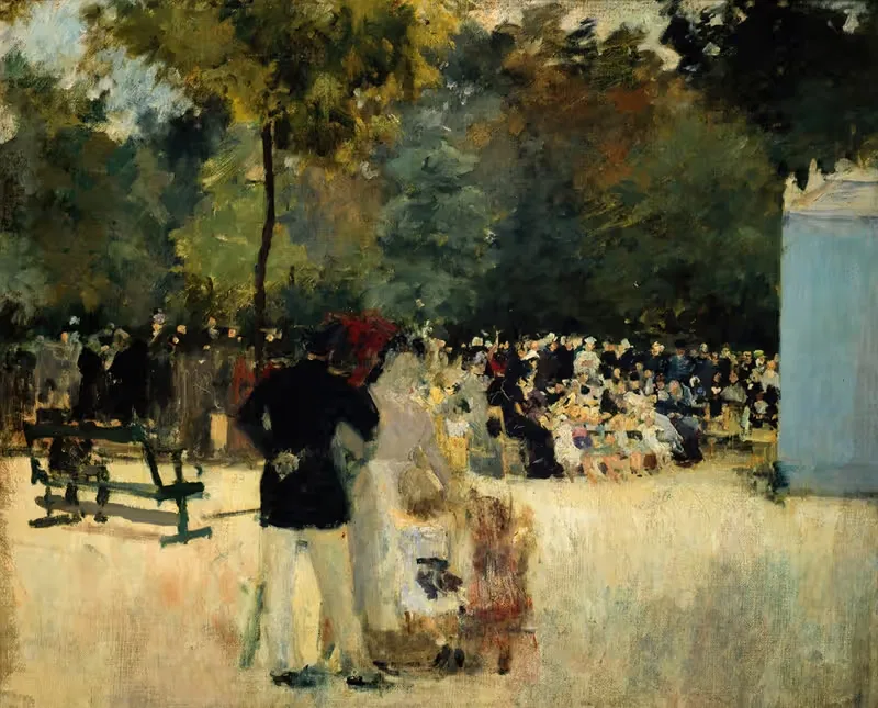 Le Guignol du jardin des Tuileries — Emile Antoine Guillier