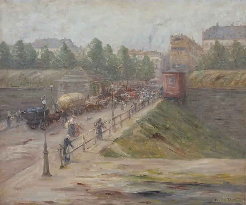 Дверь в Асниере by Эмиль Лафон, 1909 — digital art print download