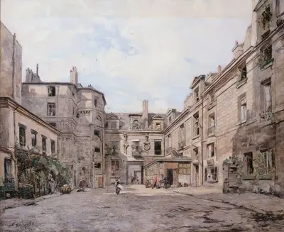 Проход Шарлеманя by Эммануэль Лансье, 1887 — digital art print download