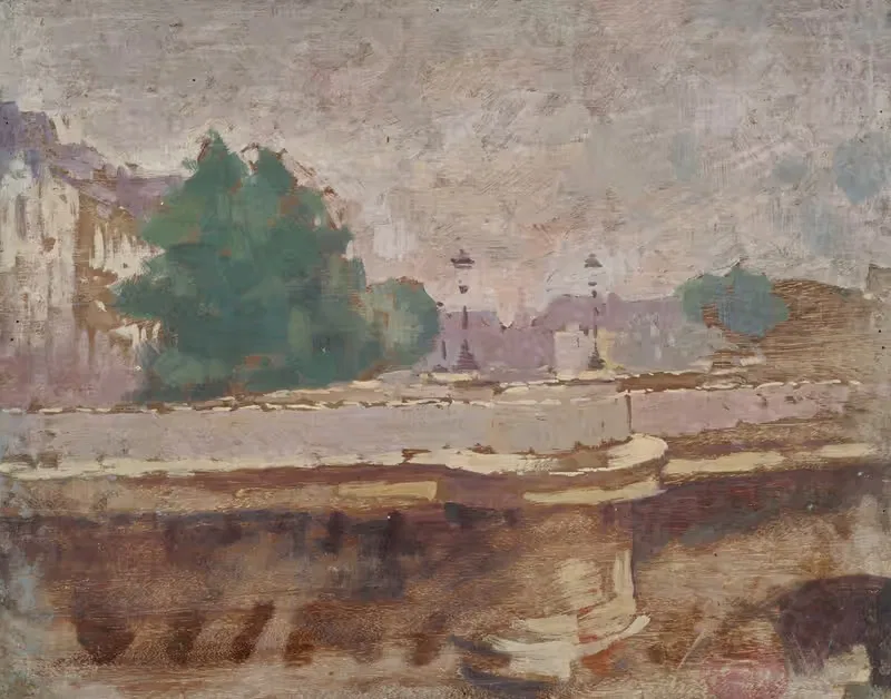 Париж, мост Новый by Эрнест Жюль Рену, 1963-1932 — digital art print download