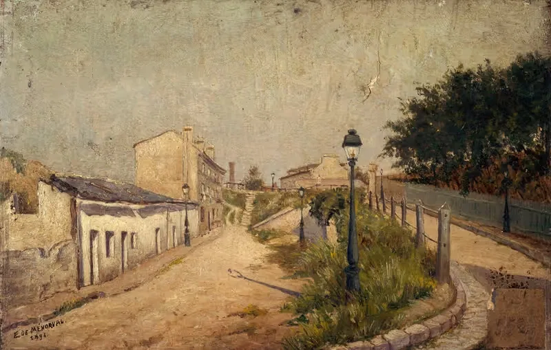 La rue du Pot-au-Lait — Eugène de Ménorval