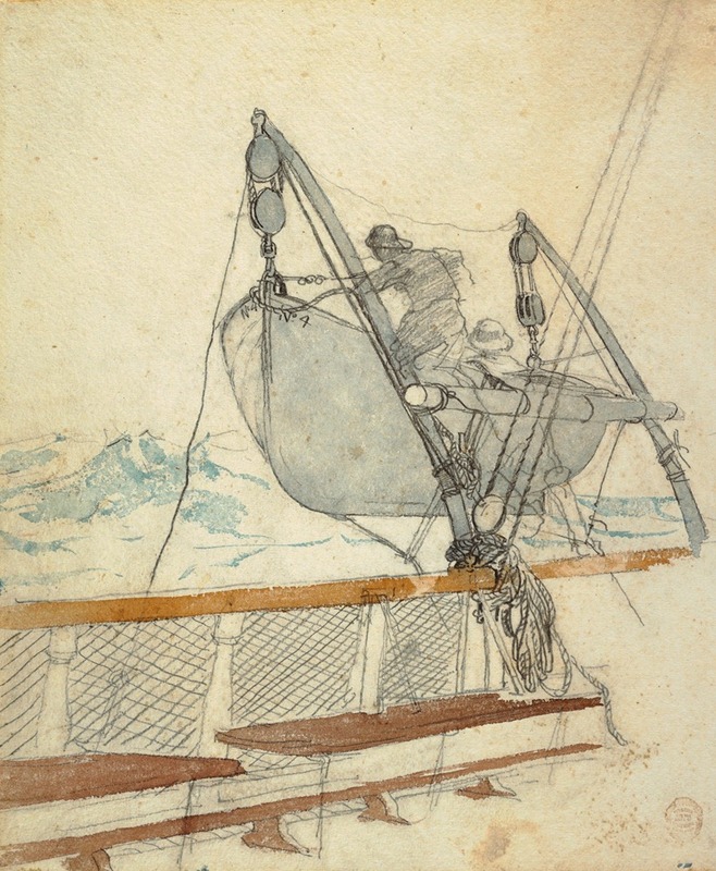 Study for 'The Signal of Distress' — Winslow Homer