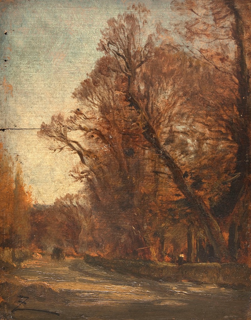La route by Félix Ziem, 1850-1860 — digital art print download