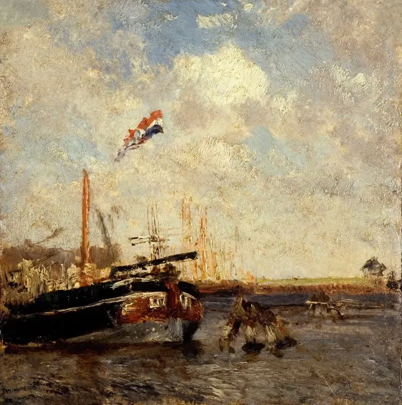 Le chaland by Félix Ziem, 1850-1853 — digital art print download