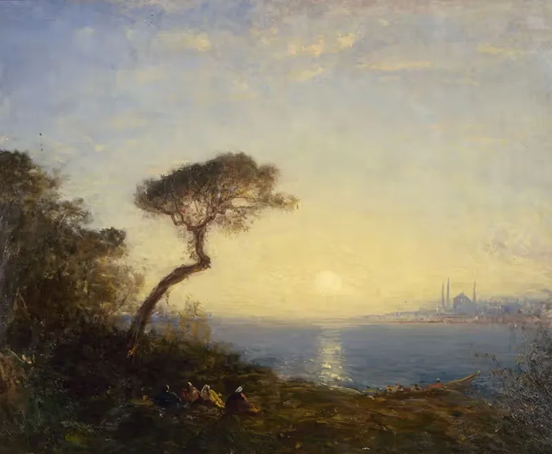 Сосна зонтичная у устья Босфора by Феликс Зием, 1870-1900 — digital art print download