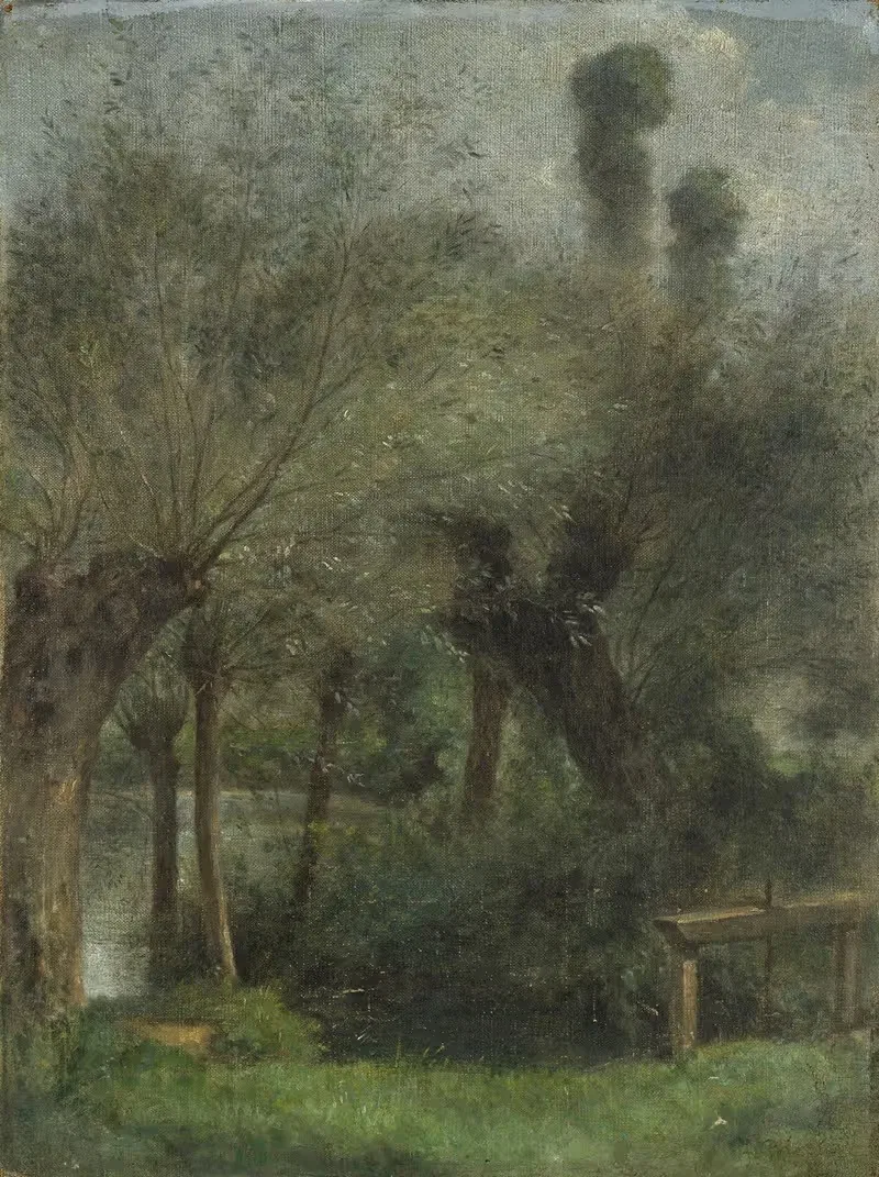 Etang de Jouy-le-Comte près de l'Isle-Adam — Fernand Pelez