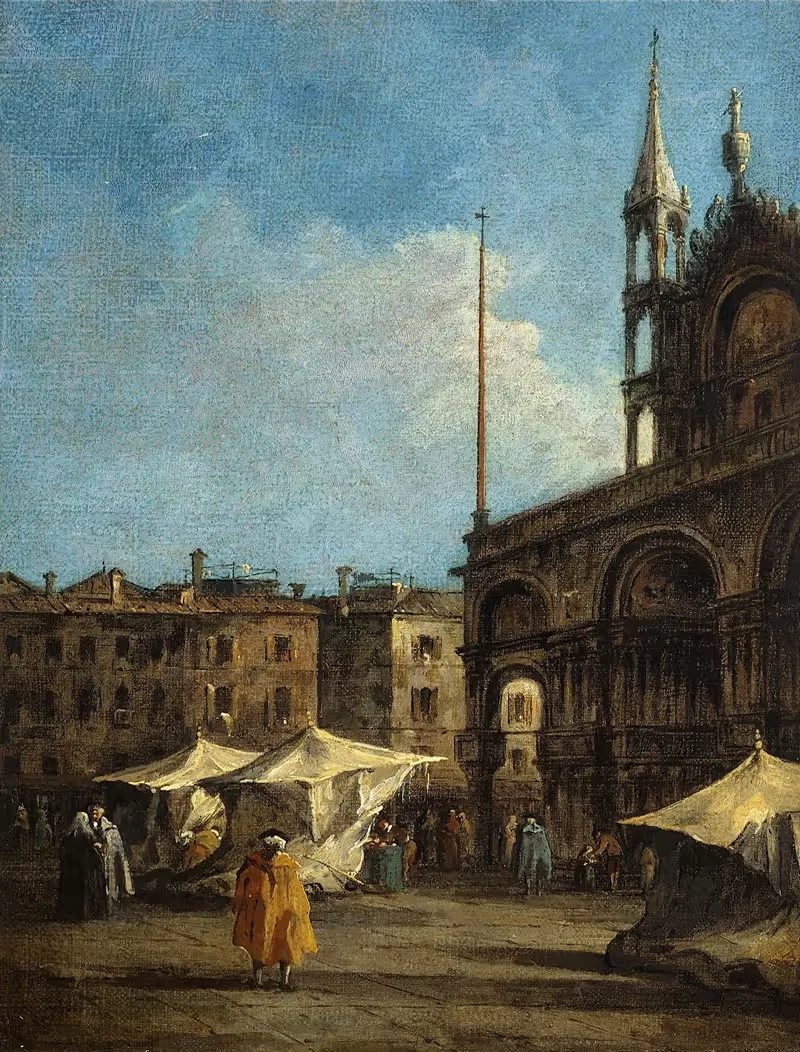 Vue de la place Saint-Marc, à Venise — Francesco Guardi
