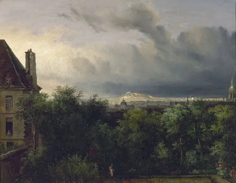 Vue de Paris, prise de Montparnasse — François-Edme Ricois