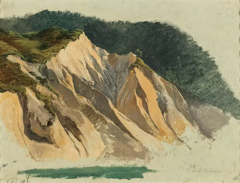 A Rock Ruin near Wildalpen — Friedrich August Matthias Gauermann