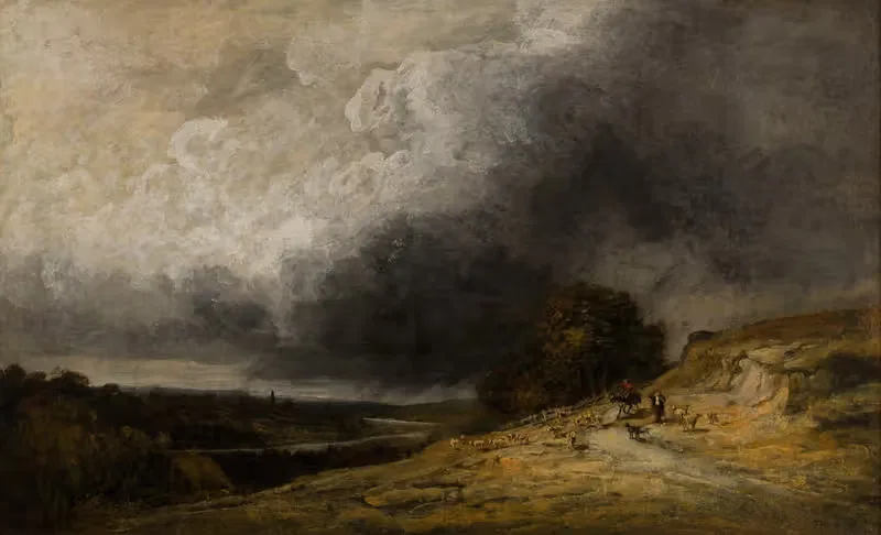Стадо под бурей by Жорж Мишель, 1796 - 1843 — digital art print download