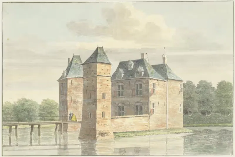 Kasteel Moersbergen bij Doorn — Hendrik de Winter