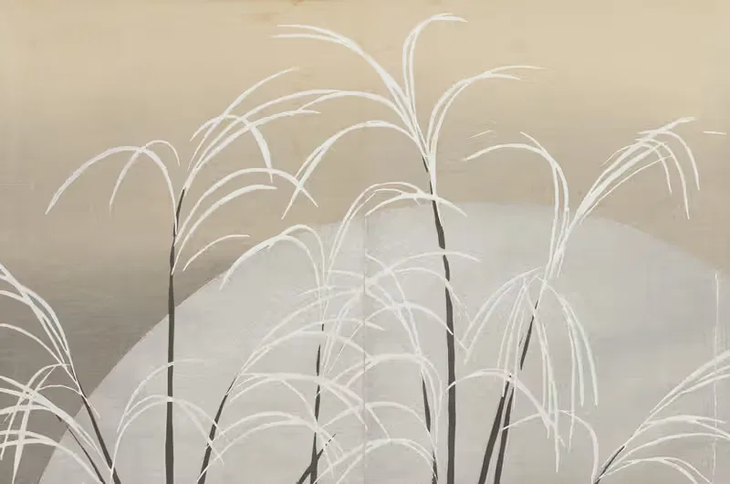 Pampas Grass in Moonlight (Obana ni tsuki) — Kamisaka Sekka