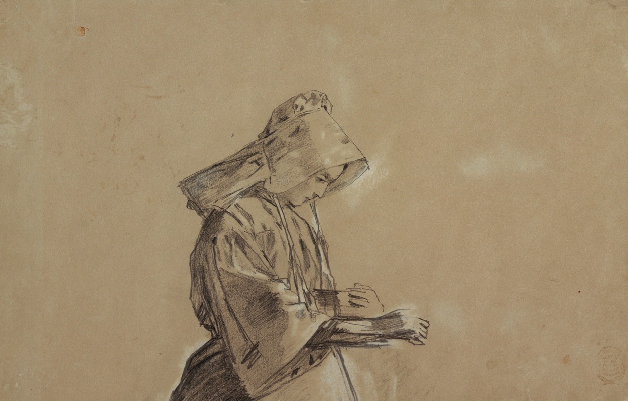 Woman in a Sunbonnet — Winslow Homer