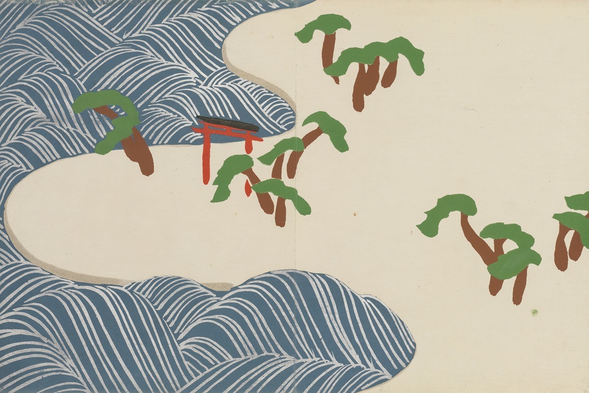 Суминоэ (Суминоэ) by Камисака Секка, 1909-1910 — digital art print download